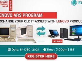 Join Exclusive Webinar On E-Waste Management By ECS & Lenovo