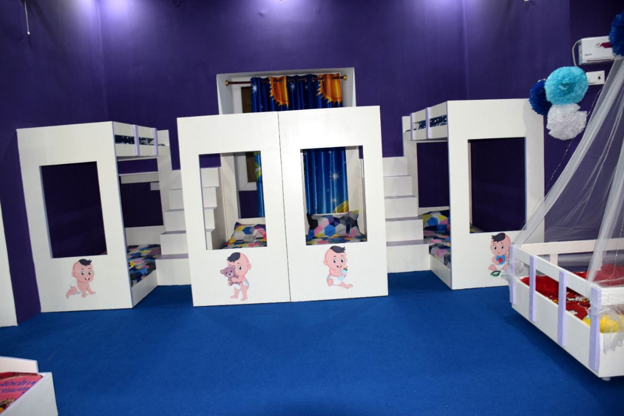 The centre is equipped with modern toys and books which were handpicked by parents, ensuring quality and safety