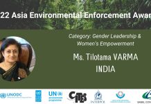 WCCB Chief Tilotama Varma Bags Asia Environmental Enforcement Awards